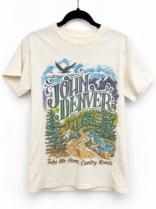 Vintage Tops - John Denver Take Me Home Country Roads Graphic Tee S NWT